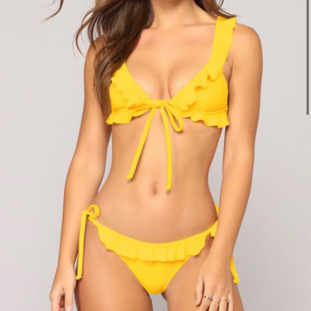 Yellow 2 Piece Bikini